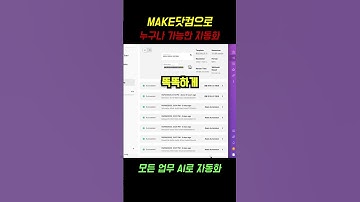 [업무 AI 자동화] 메이크닷컴으로 누구나 가능한 ai 자동화!
