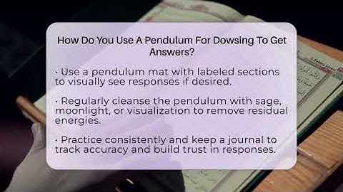 How Do You Use A Pendulum For Dowsing To Get Answers? - Spiritual Universe Unlocked