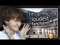 THEY SOUND ANGELIC! (BTS ARMY's Loudest Fanchant Moments | Reaction/Review)