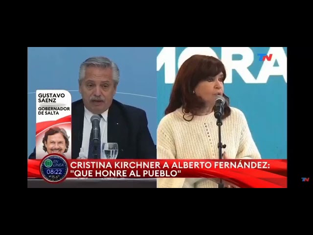 Entrevista al gobernador Gustavo Saenz en TN