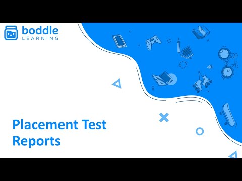 Placement Test Reports - Boddle's Teacher Portal