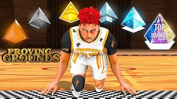 Bronze Rank to #1 Top Ranked in 1 VIDEO on NBA 2K25 PROVING GROUNDS!