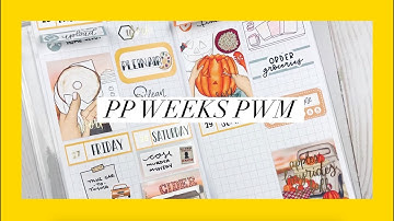 PPWeeks Plan With Me ft Glam Planner // Cider Lane
