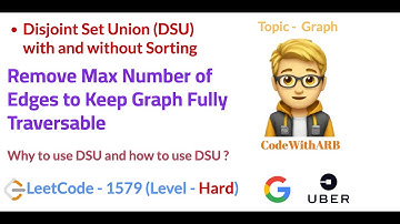 Remove Max Number of Edges to Keep Graph Fully Traversable (LeetCode 1579) (HARD) (DSU)