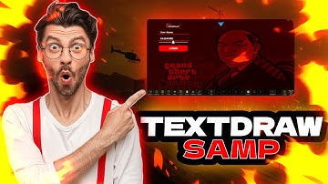 How To Create TextDraw LOgin | وا أخيراً شرح 😱