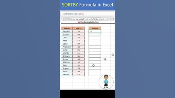 Excel Job Interview Questions SORTBY Formula in Excel #exceltutorial #excel #exceltips #shorts