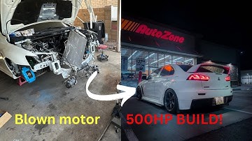 REBUILDING AN EVO X IN 10 MINUTES!