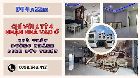 Bán nhà như biệt thự mini mặt tiền đường Đinh Đức Thiện, DT 6 x 22m, Cách Chợ Cầu Tràm 1km chạy xe.