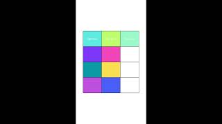 Mixing Colors in 4 Rows — Watch the Surprising Results! 🎨✨#Shorts #mix