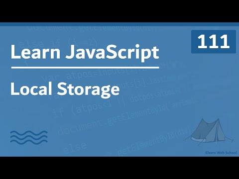 فيديو: ما هو Window LocalStorage؟