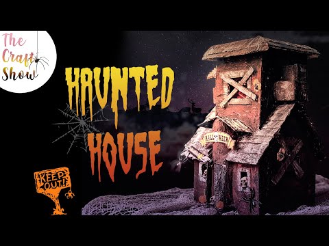 How to Make Haunted House for Halloween || DIY Cardboard House for Halloween