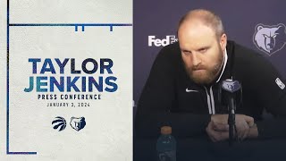 Coach Taylor Jenkins Press Conference | Raptors vs. Grizzlies
