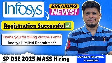 🔥Infosys Mass Hiring (Registration Error Solved) | Apply ASAP | Infosys Hiring 2025 | Infosys Hiring