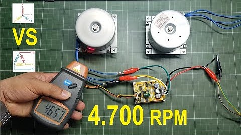Độ lại motor Brushless hình tam giác mạnh khủng khiếp VS so với cách đấu hình sao.