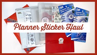 PLANNER STICKER HAUL // feat. OMWL, Scribble Prints Co, TCMC, The Prairie Planner &amp; More..