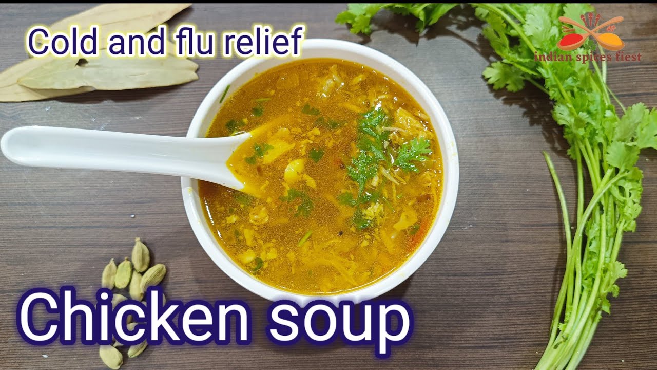 Cold and flu relief Chicken Soup|| South Indian chicken Soup|| Immune booster Healthy chicken Soup