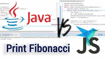 How to print Fibonacci series || Java vs JavaScript || Draw Flow Chart