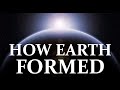 How Earth formed. Planet formation. Solar System birth, starts, cosmos, supernova. Popular science.