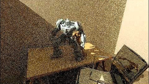 Real-time path tracing of animations: pepe scene 2