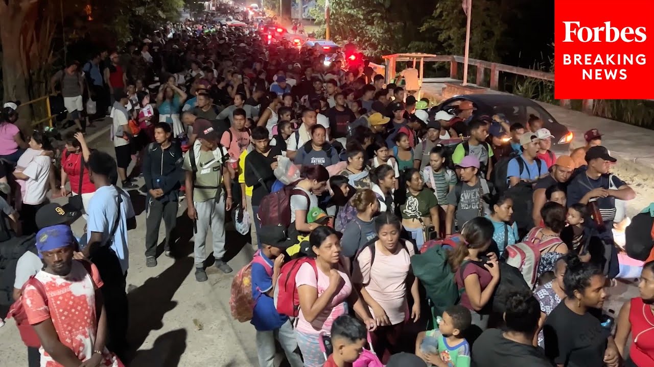 Migrants Are Stuck At U.S.-Mexico Border In Huixtla After President Trump Ends CBP One App