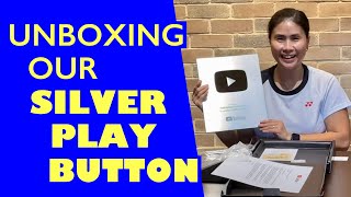 UNBOXING OUR SILVER PLAY BUTTON! Badminton Coach Kennie Channel reaches 100K subscribers
