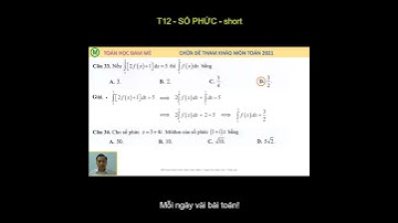 [T12-SỐ PHỨC-SHORT-02] Tìm mô đun của số phức   #shorts