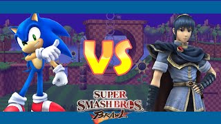 Sonic Vs Marth - Super Smash Bros Brawl