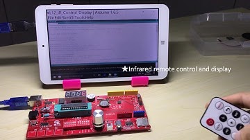 OPEN-SMART Rich UNO R3 Lesson 12 Infrared remote control and display.mkv