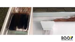Pine Needle Test on RGG Wide Mouth Downspout Outlet