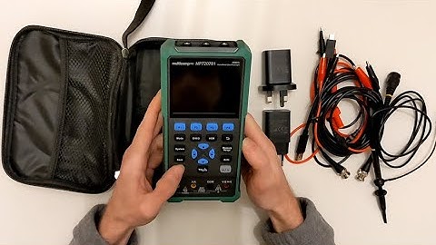 Reasonably Priced Handheld Oscilloscope? Multicomp MP720781 Unboxing & Quick Test