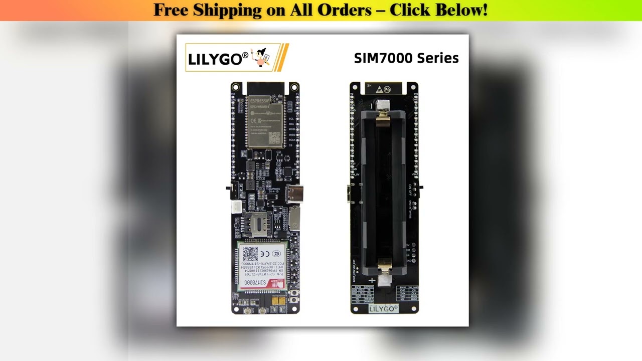 LILYGO TTGO TSIM7000G SIM Development Board ESP32 WiFi Bluetooth GPS Module SIM7000G SIM7000E SIM70