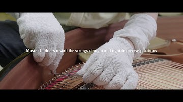 Yamaha Grand Piano from Kakegawa Factory "Frame and String Installation"