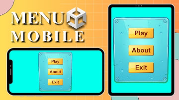 MOBILE GAME MENU for Absolute BEGINNERS in UNITY | MENU in UNITY