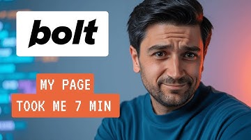 I Built a Landing Page With AI in Minutes ⌛ (Bolt.new)