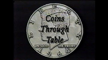 David Roth Coins Through Table