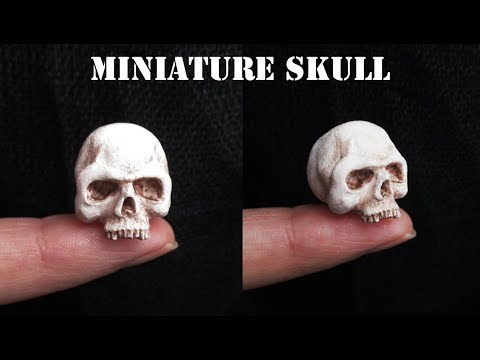 Video: How To Make A Polymer Clay Skull