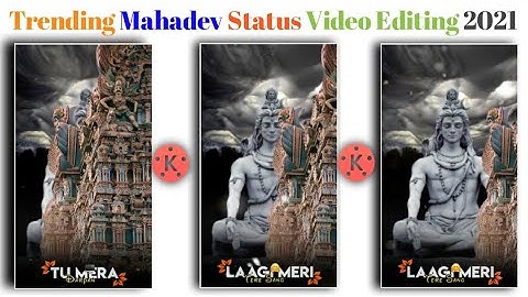Mahadev Status Video Editing In Kinemaster | Trending 3D Mahal Status Editing |