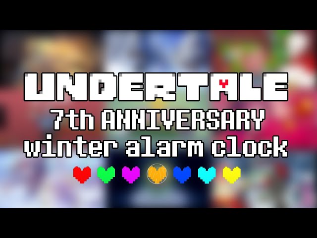 UNDERTALE 5th Anniversary Alarm Clock Winter Dialogue - Flowey