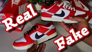 Chicago Split Nike dunk low - Real vs Fake “bstsneakers”