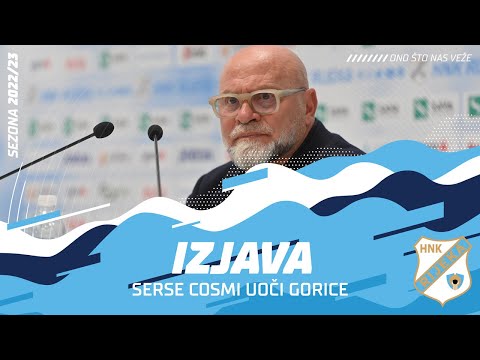 Serse Cosmi uoči Gorice - 12. kolo (2022./2023.)