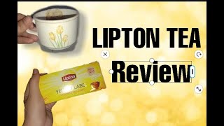 VLOG 006| LIPTON TEA REVIEW| YELLOW LABEL | TUTORIAL|MARIEL SY