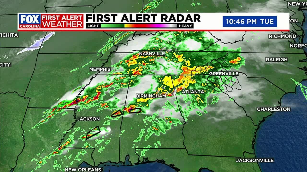 Heavy overnight rain prompts First Alert Weather Day Wednesday - YouTube