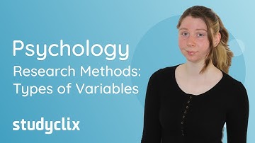 VCE Psychology:  Reseach Methods - Types of Variables