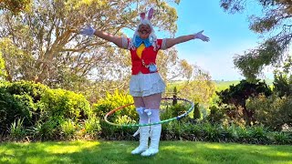 The White Rabbit - Creative Hula Hoop Dance By Joy Donaldson 