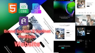 Portfolio website html css  || Brand Part #6