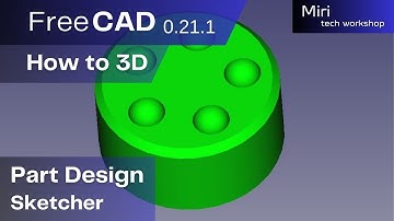 FreeCAD version 0 21 1 part #62 2024  How to 3D