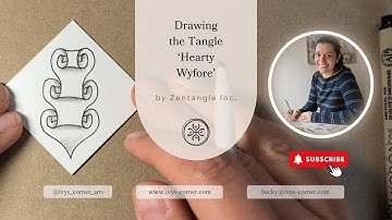 How to Draw Hearty Wyfore | Zentangle Pattern