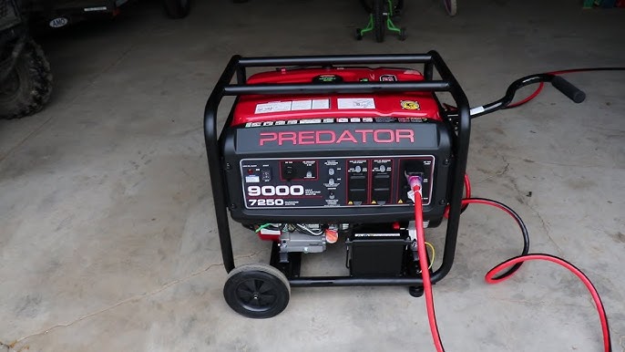 9000 Watt Gas Powered Portable Generator with CO SECURE Technology, EPA