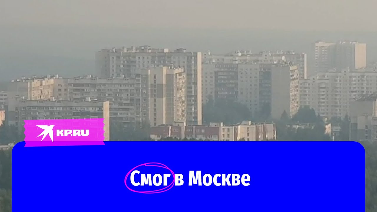 Смог в Москве: дым от лесных пожаров в Рязанской области добрался до столицы