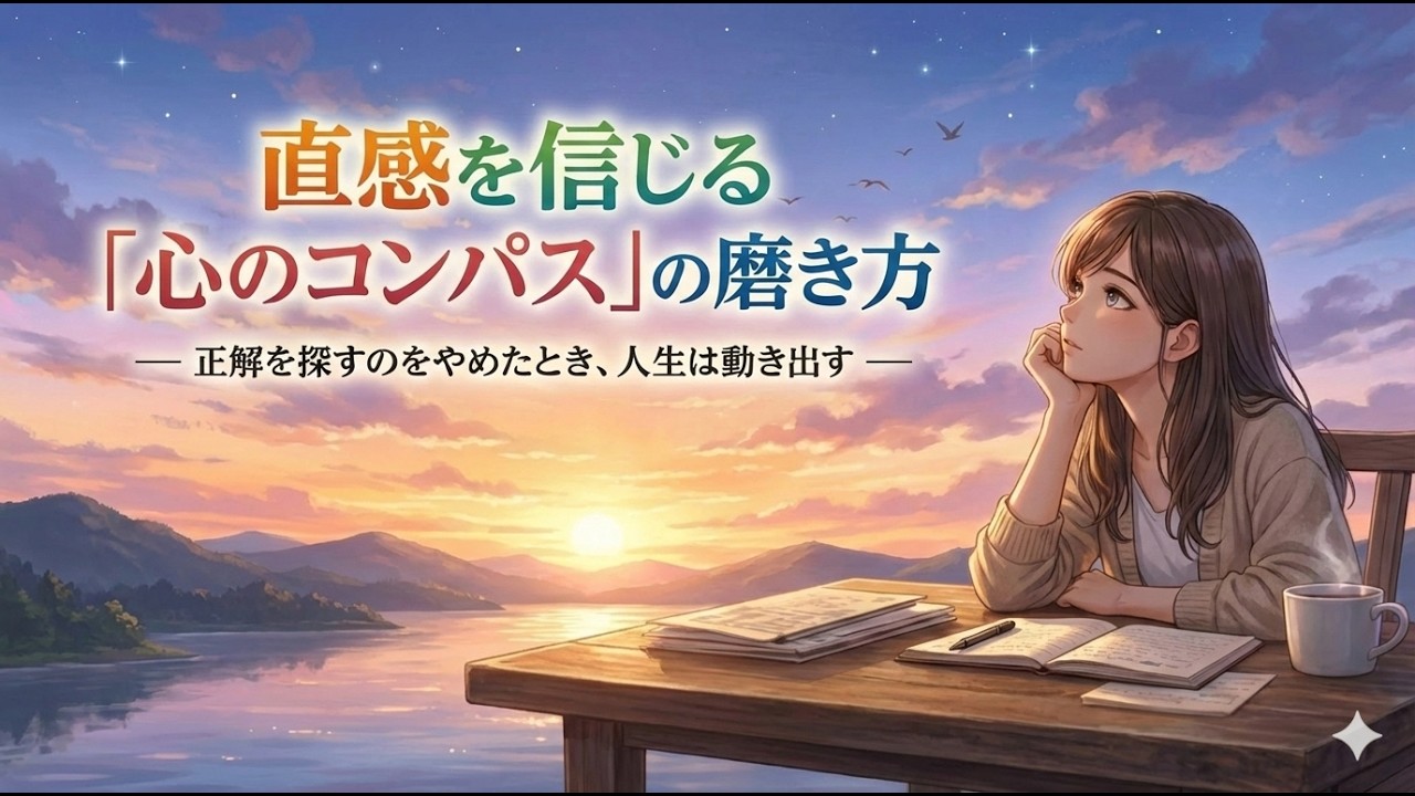 直感を信じる「心のコンパス」の磨き方 ― 正解を探すのをやめたとき、人生は動き出す ―